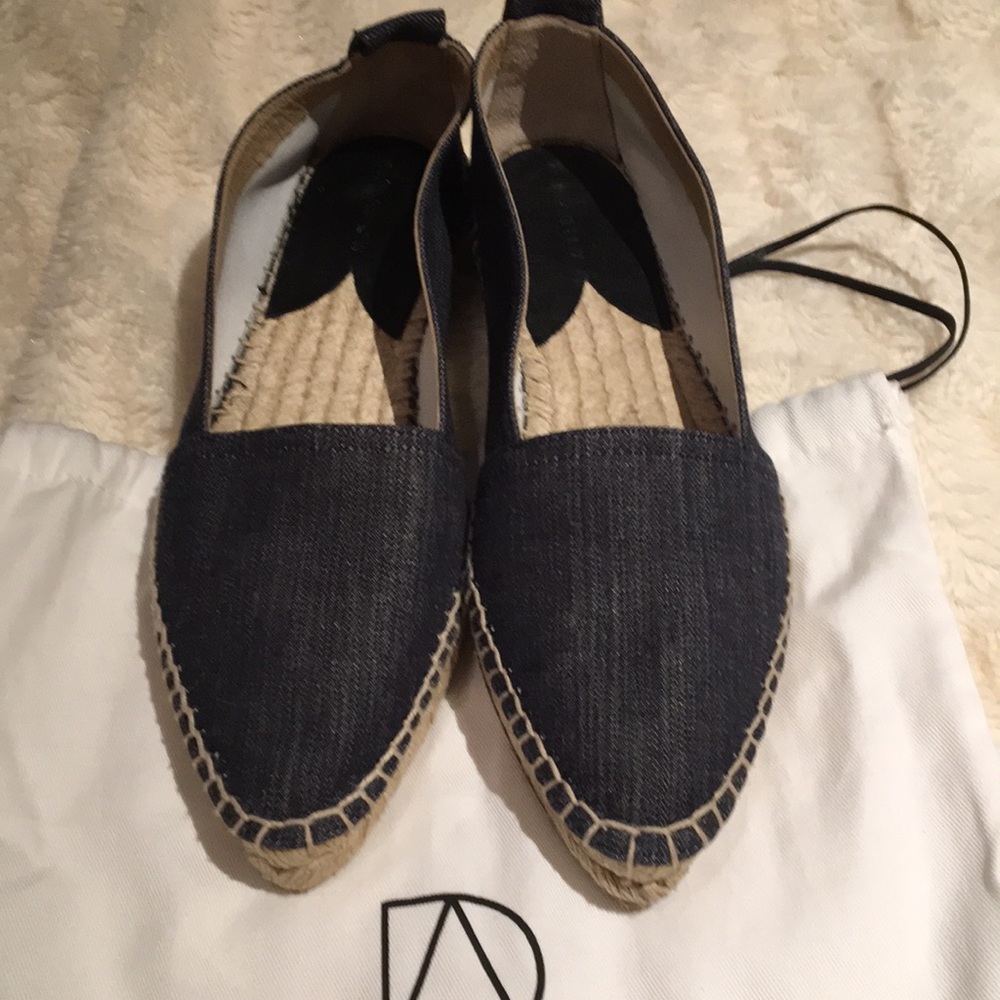 Mondrian denim indigo
